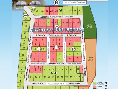 Terrenos en Venta en Nuevo Progreso