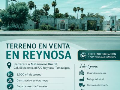 Terreno Comercial en Venta